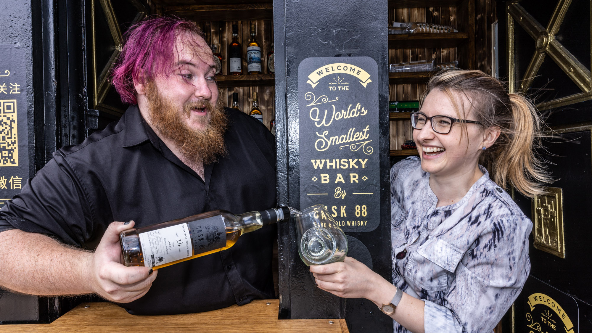 World's Smallest Whisky Bar Edinburgh