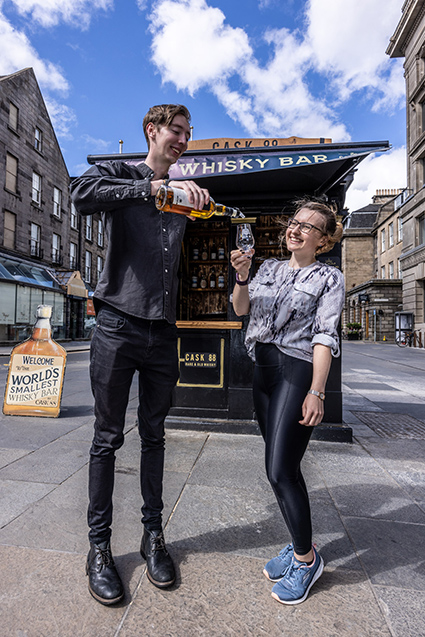 World's Smallest Whisky Bar Edinburgh