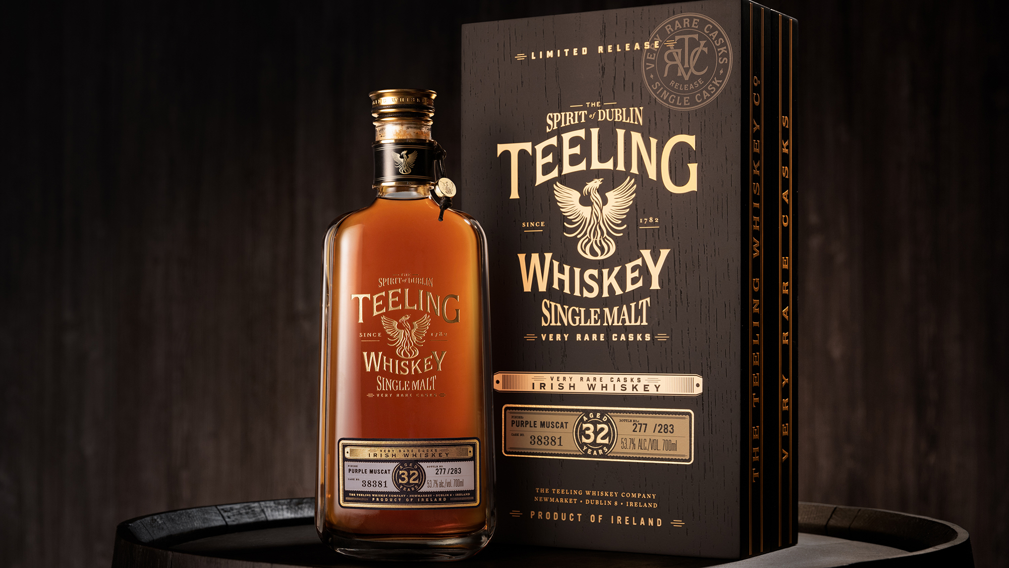 Teeling 32-Year-Old Single Malt Irish Whiskey Purple Muscat Finish