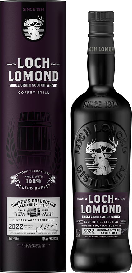 Loch Lomond Single Grain Cooper's Collection Mizunara Cask Finish