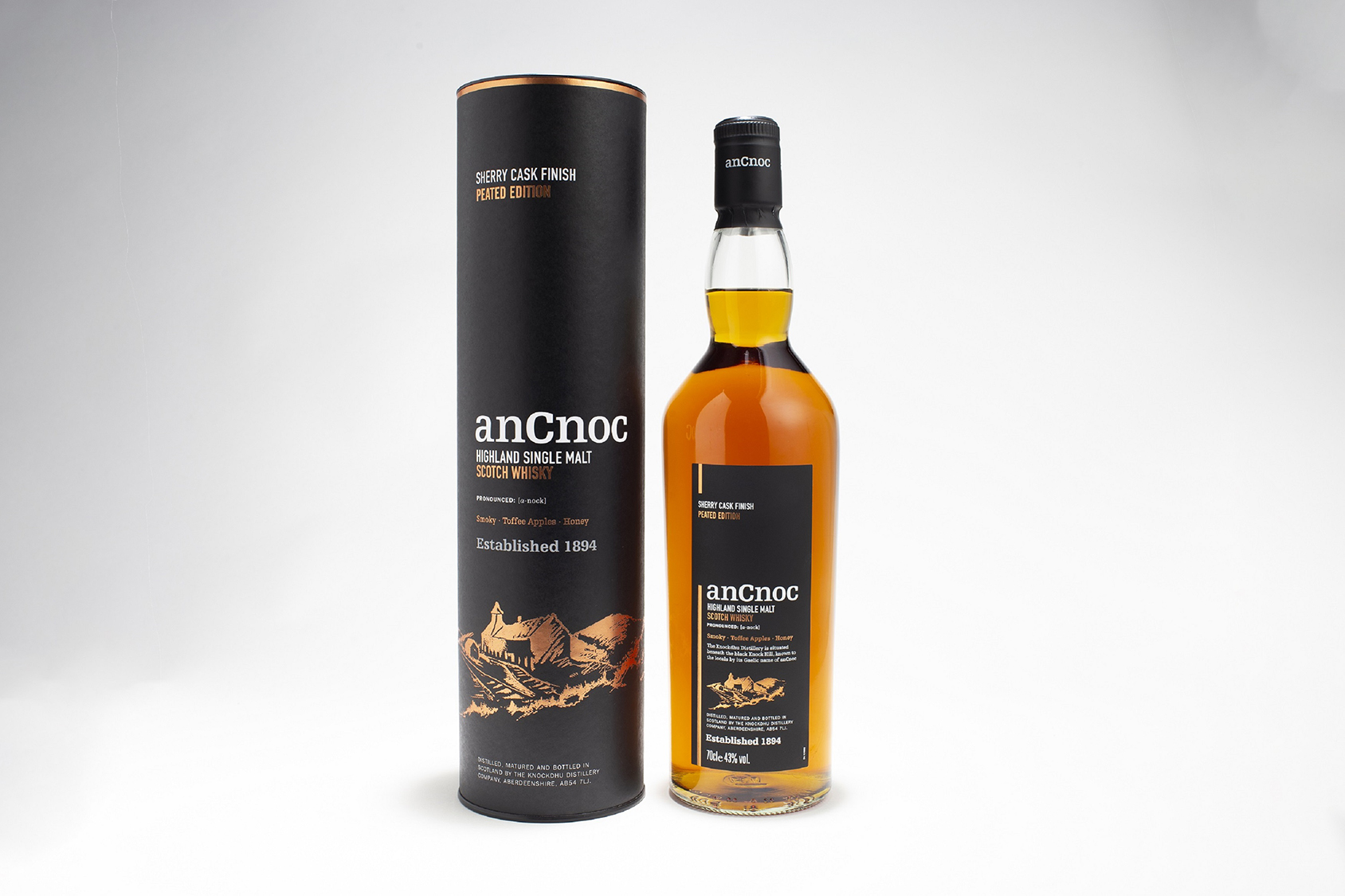 anCnoc Sherry Cask Finish, Peated Edition